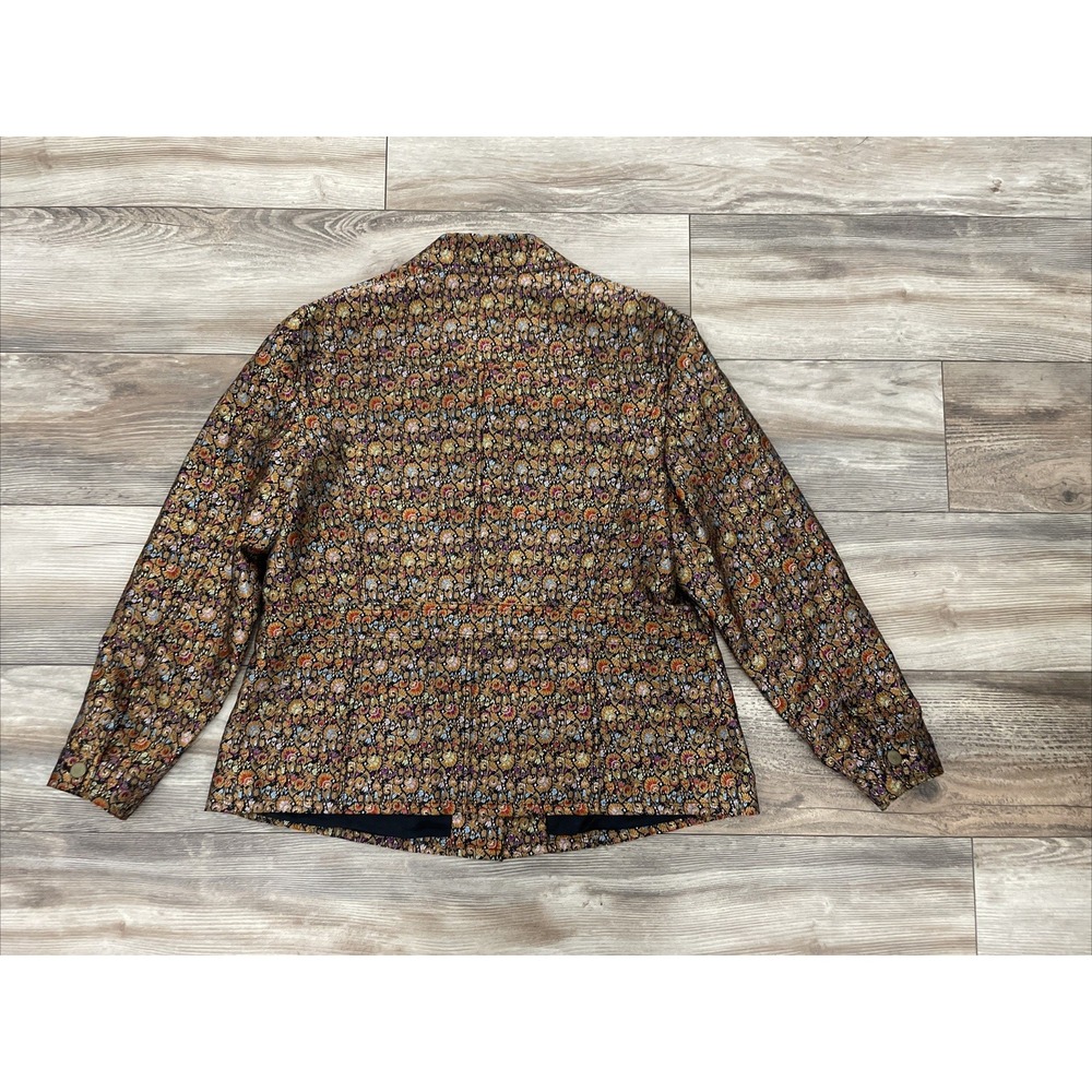 Coldwater Creek Floral Jacquard Blazer Jacket, Casual, Dressy XL - Picture 6 of 6